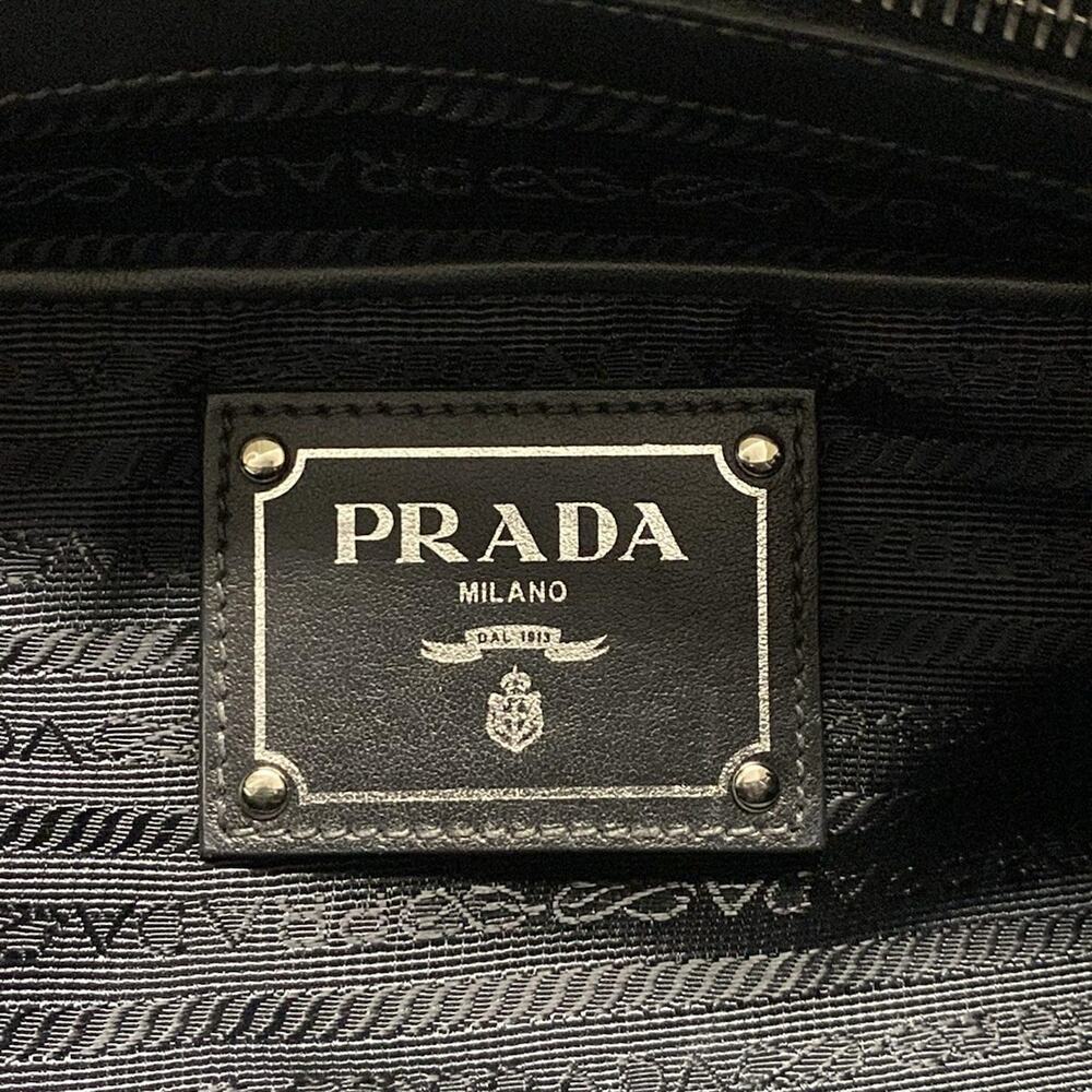 Prada Tote Bag Nylon Leather - Picture 9 of 15